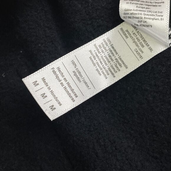 American Apparel Shorts Mens M Black California Fleece Drawstring Pockets Rare - Picture 7 of 7